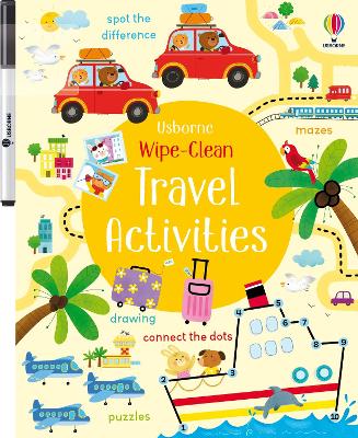 Wipe-clean Travel Activities book