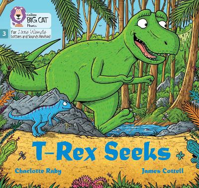 T-Rex Seeks: Phase 3 Set 1 Blending practice (Big Cat Phonics for Little Wandle Letters and Sounds Revised) book