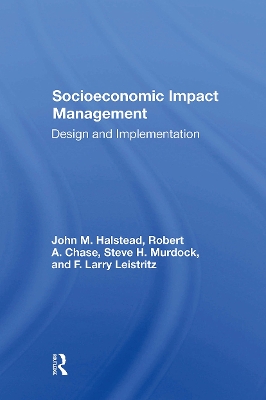 Socioeconomic Impact Management: Design And Implementation book