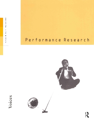 Performance Research book