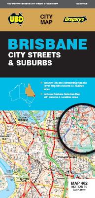 Brisbane City Streets & Suburbs Map 462 10th ed book