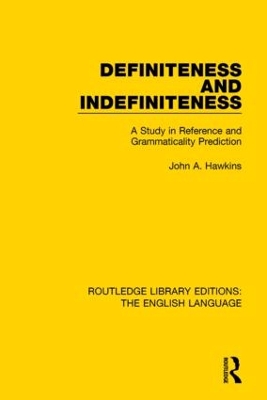 Definiteness and Indefiniteness by John Hawkins