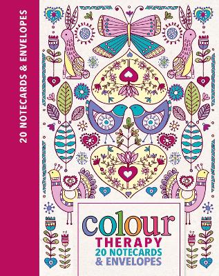 Colour Therapy Notecards book