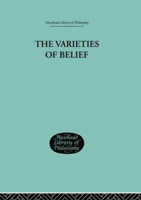 Varieties of Belief book