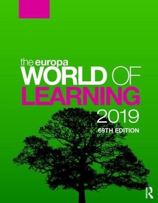The Europa World of Learning 2019 book