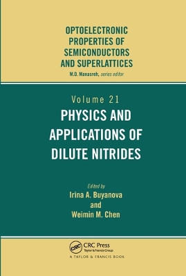 Physics and Applications of Dilute Nitrides book