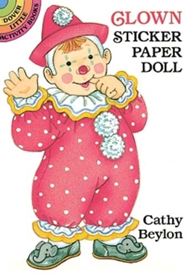 Clown Sticker Paper Doll book