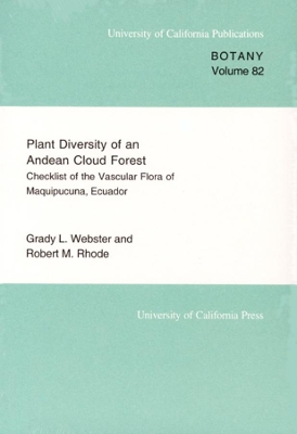 Plant Diversity of an Andean Cloud Forest book