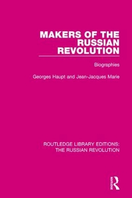 Makers of the Russian Revolution book