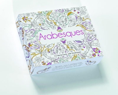 Arabesques. 12 Greeting cards with envelopes book