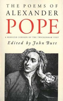 The Poems of Alexander Pope by John Butt