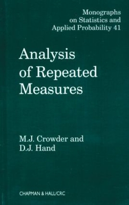 Analysis of Repeated Measures by Martin J. Crowder