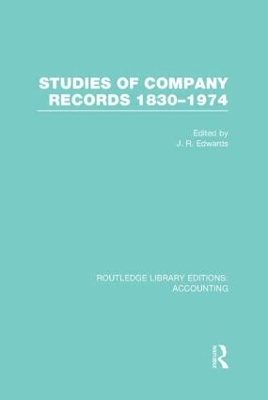 Studies of Company Records book