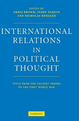 International Relations in Political Thought book