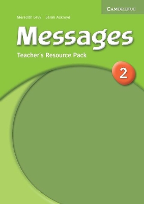 Messages 2 Teacher's Resource Pack book