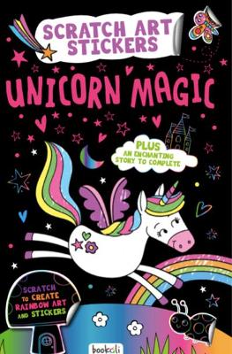 Unicorn Magic: Scratch Art Stickers book