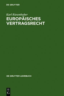 Europäisches Vertragsrecht book