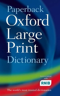 Paperback Oxford Large Print Dictionary by Oxford Languages