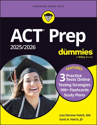 ACT Prep 2025/2026 For Dummies: Book + 3 Practice Tests + 100+ Flashcards Online book