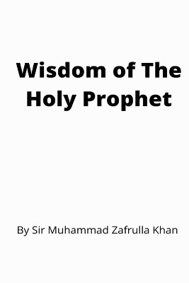 Wisdom of the Holy Prophet book