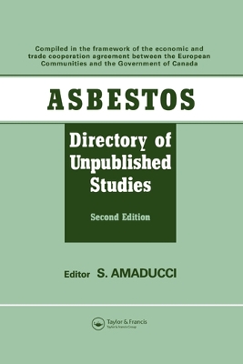 Asbestos: Directory of Unpublished Studies book