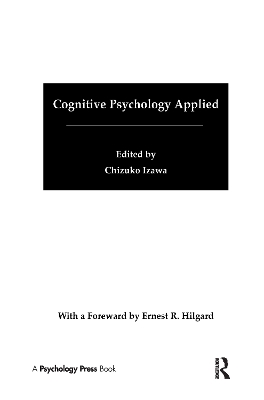 Cognitive Psychology Applied book