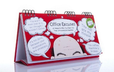 Office Excuses Flip Book book