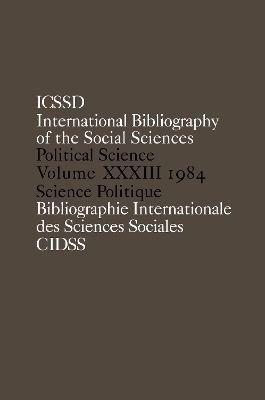 IBSS by International Committee for Social Science Information and Documentation