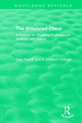 Simulated Client (1996) by Fran Wasoff