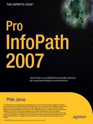 Pro InfoPath 2007 book