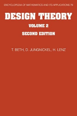 Design Theory: Volume 2 book