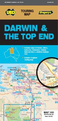 Darwin & the Top End Map 590 22nd ed book