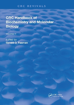 Handbook of Biochemistry: Section A Proteins, Volume III book