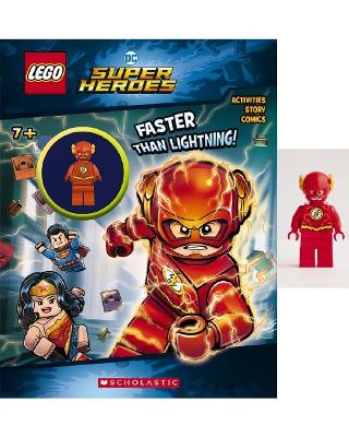 LEGO DC Super Heroes: Faster than Lightning! Activity Book with Minifigure book