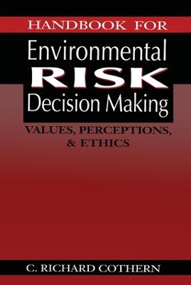 Handbook for Environmental Risk Decision Making book