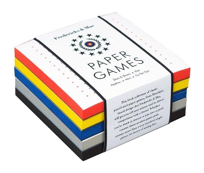 Fredericks & Mae Paper Games: Dots & Boxes - Hex - Hedron - Nim - Tic-Tac-Toe book