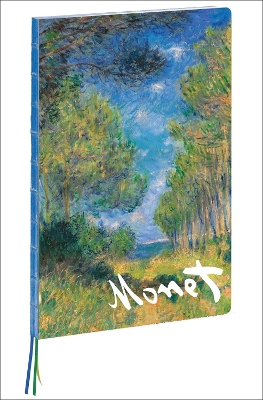 Pine Tree Path, Claude Monet A4 Notebook by Claude Monet