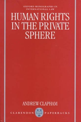 Human Rights in the Private Sphere book