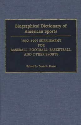 Biographical Dictionary of American Sports book