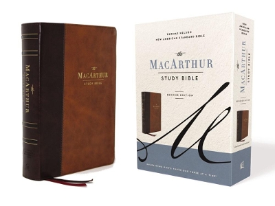 NASB, MacArthur Study Bible, 2nd Edition, Leathersoft, Brown, Comfort Print: Unleashing God's Truth One Verse at a Time book