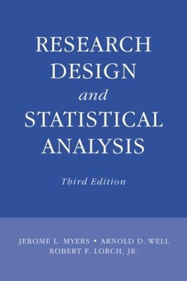 Research Design and Statistical Analysis book