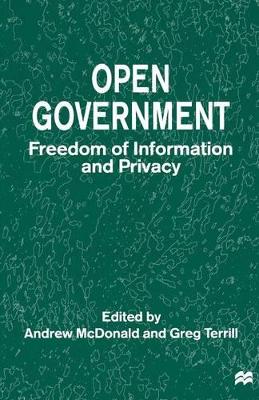 Open Government by Andrew McDonald