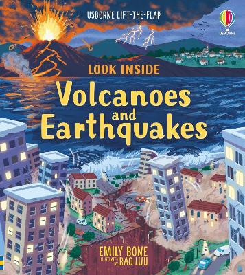 Look Inside Volcanoes and Earthquakes book