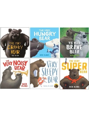 The Very Cranky Bear 6 book Boxed Set by Nick Bland