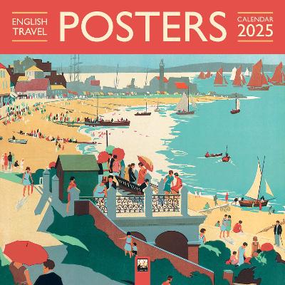 English Travel Posters Wall Calendar 2025 (Art Calendar) book