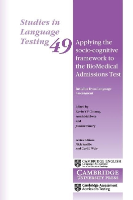 Applying the Socio-Cognitive Framework to the BioMedical Admissions Test book