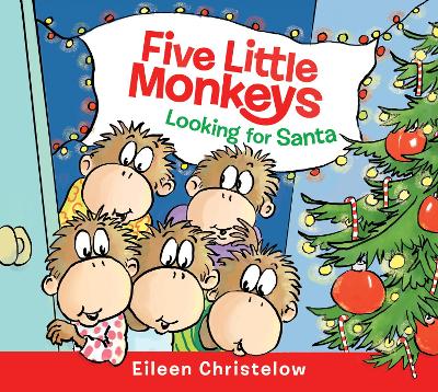 Five Little Monkeys Looking for Santa Board Book book