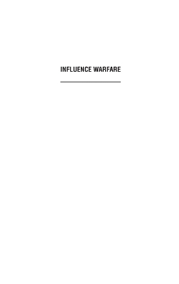 Influence Warfare book