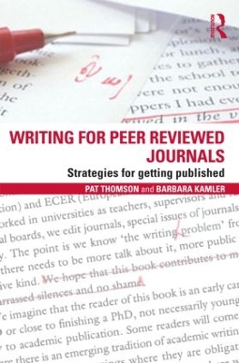 Writing for Peer Reviewed Journals book
