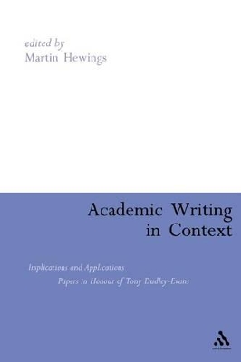 Academic Writing in Context book